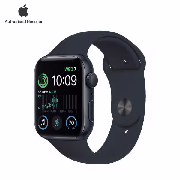 Apple Watch SE 2 (2022) 40mm (GPS) Viền nhôm - Dây cao su - ảnh 1