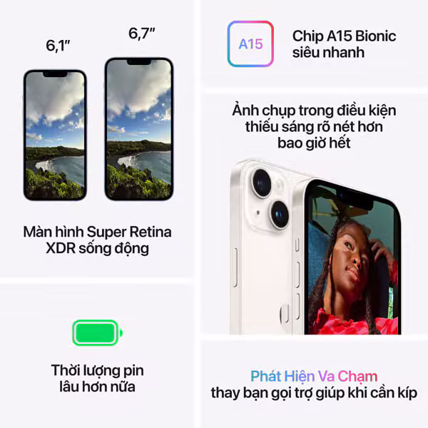 iPhone 14 128GB Chính hãng (VN/A) - ảnh 4
