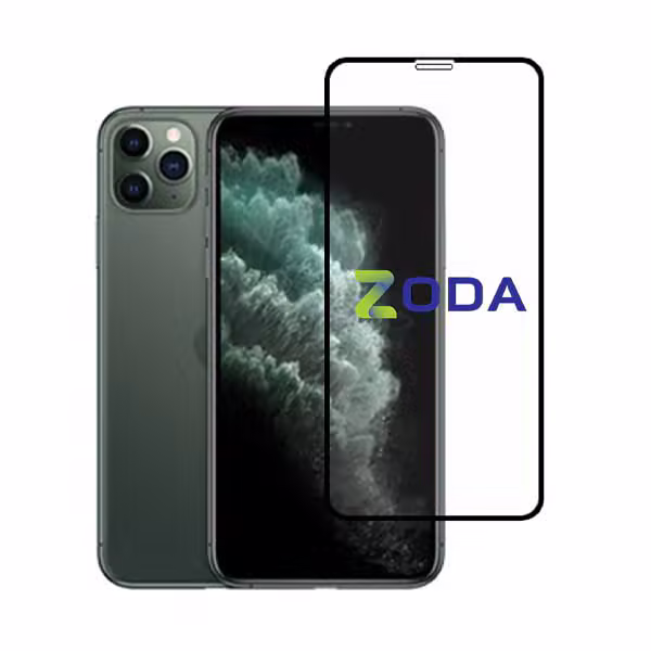 Kính cường lực iPhone 11 Pro Max Zoda Trong viền đen - ảnh 1