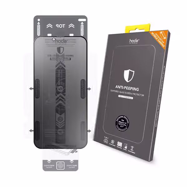 Kính cường lực iPhone 14 Hoda Chống nhìn trộm-Clear - ảnh 1