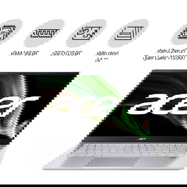 Laptop Acer Swift 3 SF314-511-56G1 NX.ABLSV.002 (i
