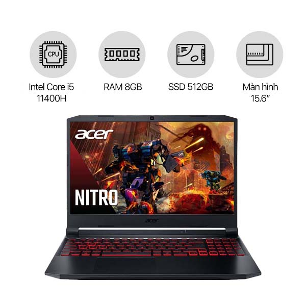 Laptop Gaming Acer Nitro 5 AN515-57-56S5 NH.QEKSV.