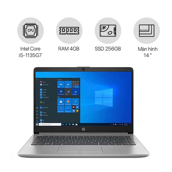 Laptop HP 240 G8 518V5PA (i5-1135G7 / 4GB / 256GB / Intel Iris Xe / 14" FHD)