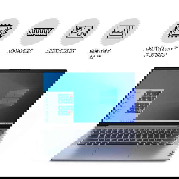 Laptop Lenovo IdeaPad 5 14ALC05 82LM00D5VN (Ryzen