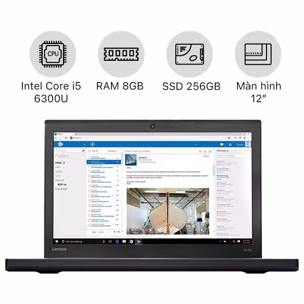 Laptop Lenovo Thinkpad X270 (i5-6300U / 8GB / 256G - ảnh 1