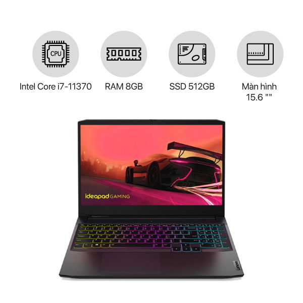 Lenovo IdeaPad Gaming 3 15IHU6 i7-11370H (RAM 8GB