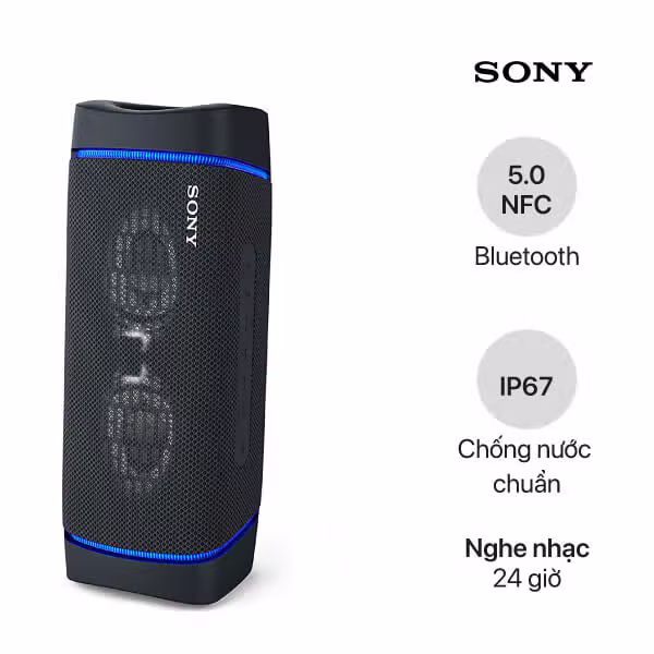 Loa Bluetooth Sony SRS XB33 - ảnh 1