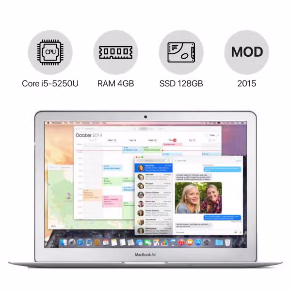 Macbook Air 13 Core i5 1.6GHZ/8GB/128GB (2015) (Cũ Fullbox) - ảnh 5