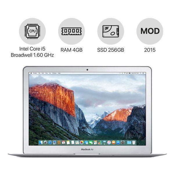 MacBook Air 13-inch 2015 | Core i5 4GB/256GB (Máy còn đẹp 90%)