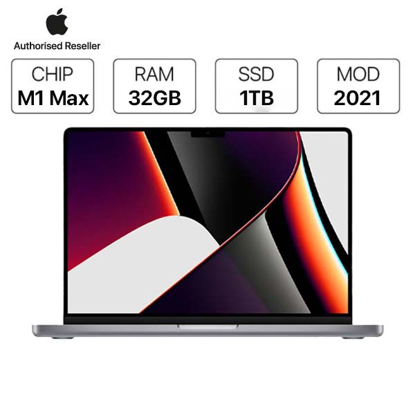 MacBook Pro M1 Max 16 inch 32GB/1TB Chính Hãng