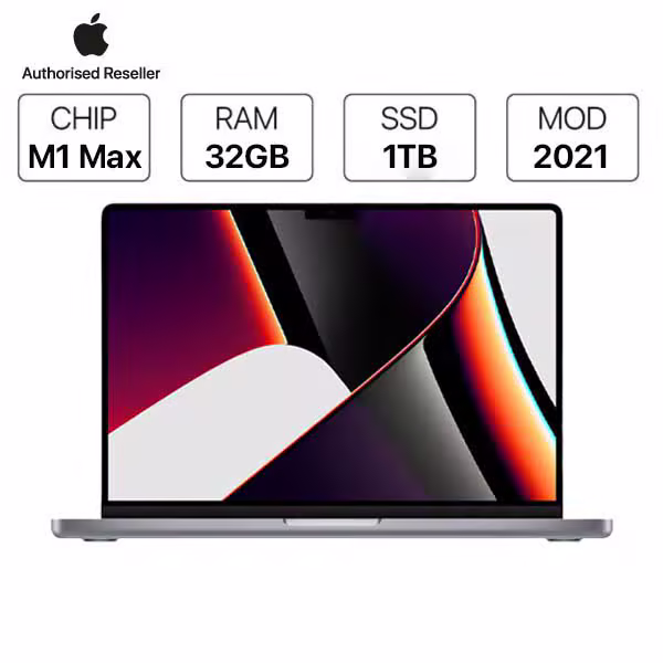 MacBook Pro M1 Max 16 inch 32GB/1TB Chính Hãng - ảnh 1