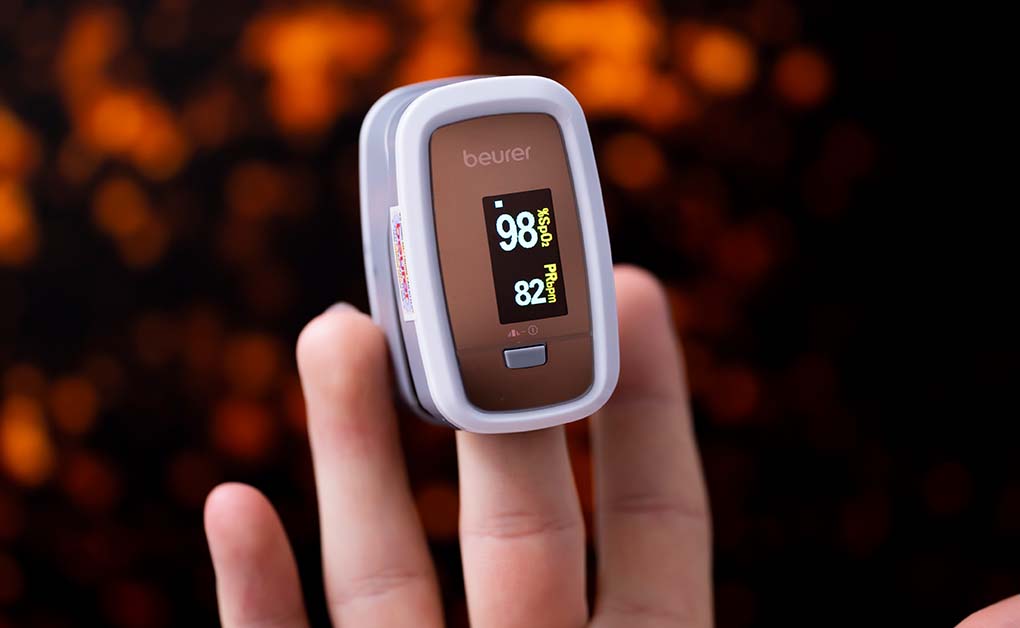 Máy đo nồng độ Oxy SpO2 BEURER PO30-Màu trắng