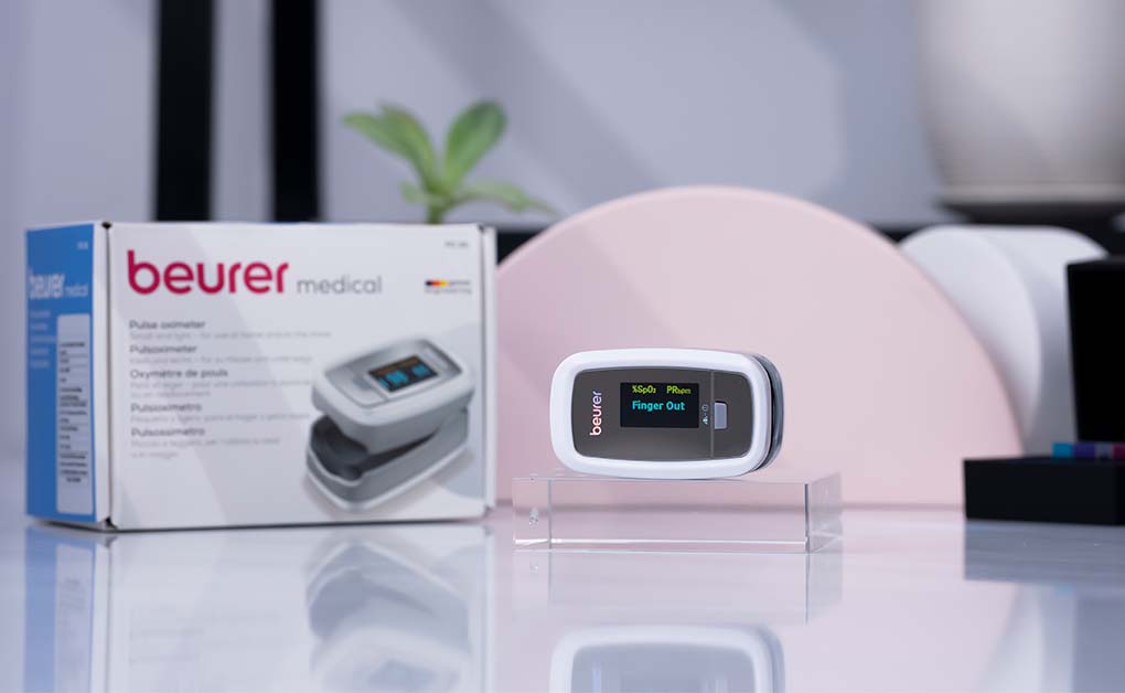 Máy đo nồng độ Oxy SpO2 BEURER PO30-Màu trắng