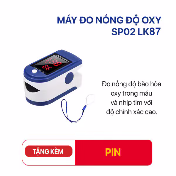 Máy đo nồng độ Oxy trong máu LK87-Màu xanh - ảnh 1