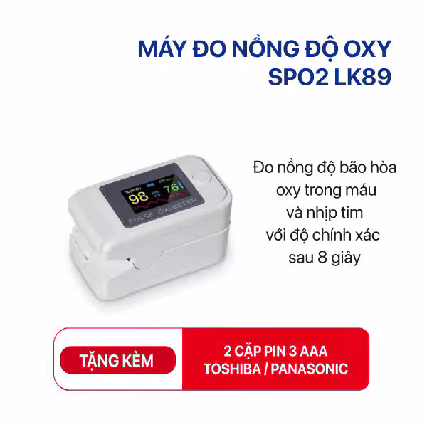 Máy đo nồng độ Oxy SPO2 LK89 - ảnh 2
