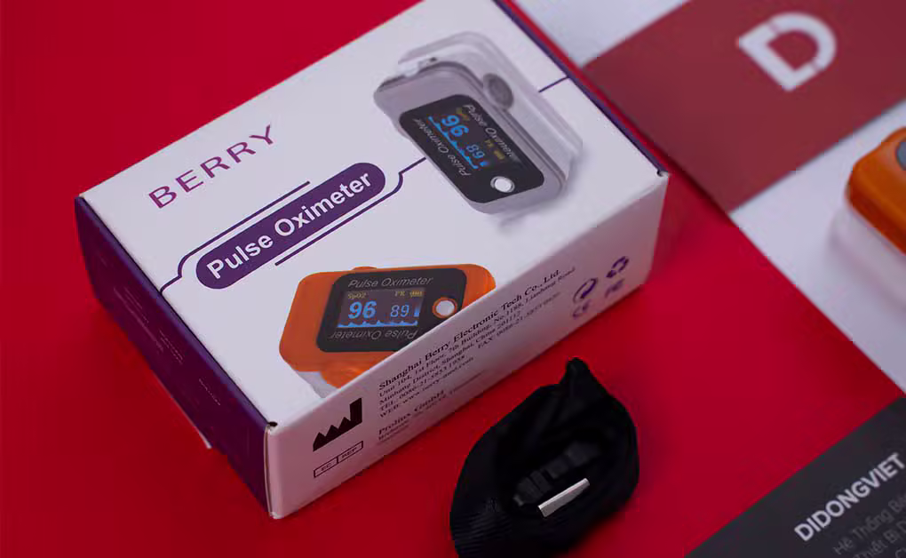 Máy đo nồng độ Oxy SPO2 BERRY BM1000C-Màu trắng - ảnh 6
