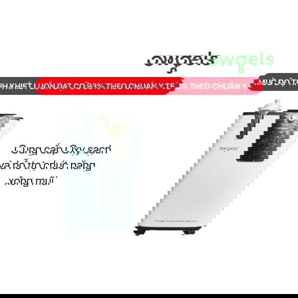 Máy tạo oxy 5 lít Owgels OZ-5-01 PWO-Màu trắng
