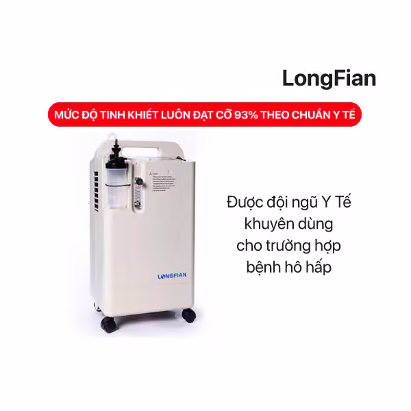 Máy Tạo Oxy LONGFIAN JAY-5BW-Màu trắng - ảnh 6