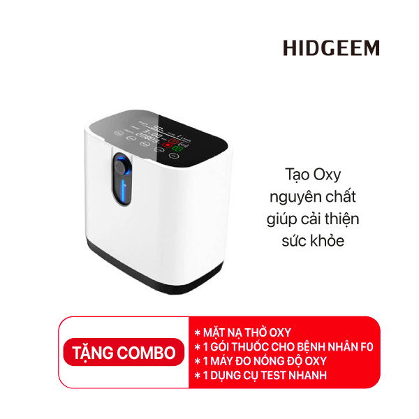 Máy Tạo Oxy Hidgeem Plus 7L-Màu trắng