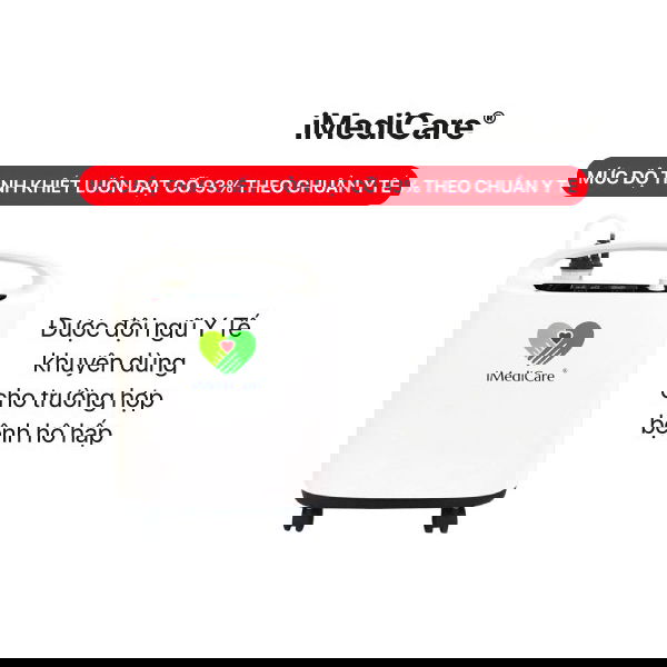 Máy Tạo Oxy 5 Lít iMediCare iOC-5LS-Màu trắng