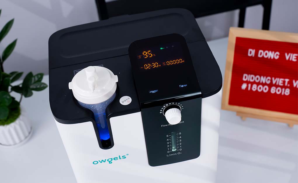 Máy tạo oxy 5 lít Owgels OZ-5-01 PWO-Màu trắng