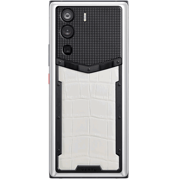 METAVERTU Basic Alligator Leather Creamy White-Màu trắng