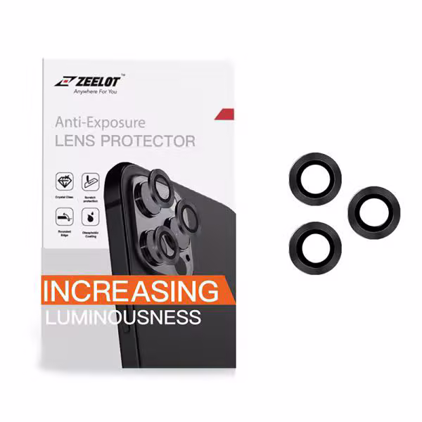 Dán cường lực Camera iPhone 12 Pro Max ZEELOT chống va đập viền - ảnh 1
