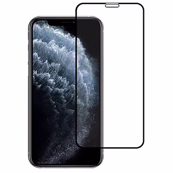 Miếng Dán Cường Lực iPhone 11 PRO MAX/XS MAX TOP FULL Màu Đen - ảnh 1