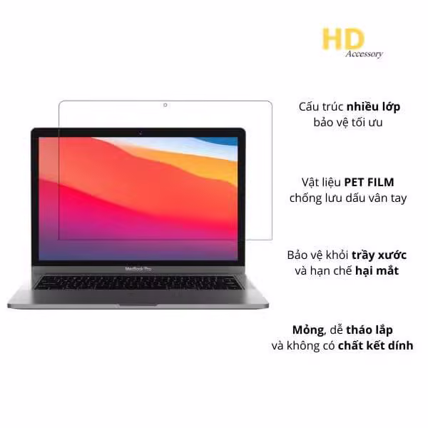 Miếng dán màn hình Innostyle Crystal Clear MacBook 16″-Trong suốt - ảnh 2