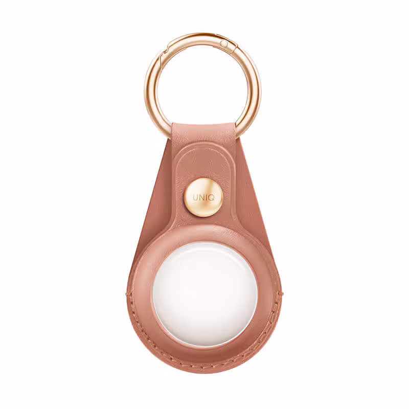 Ốp AirTag UNIQ Domus Leatherette -Màu đen - ảnh 2