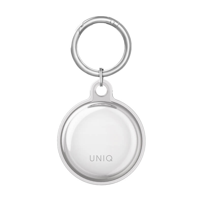 Ốp AirTag UNIQ Glass Slim TPU-Màu xám