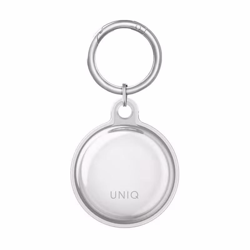Ốp AirTag UNIQ Glass Slim TPU-Màu xám - ảnh 2