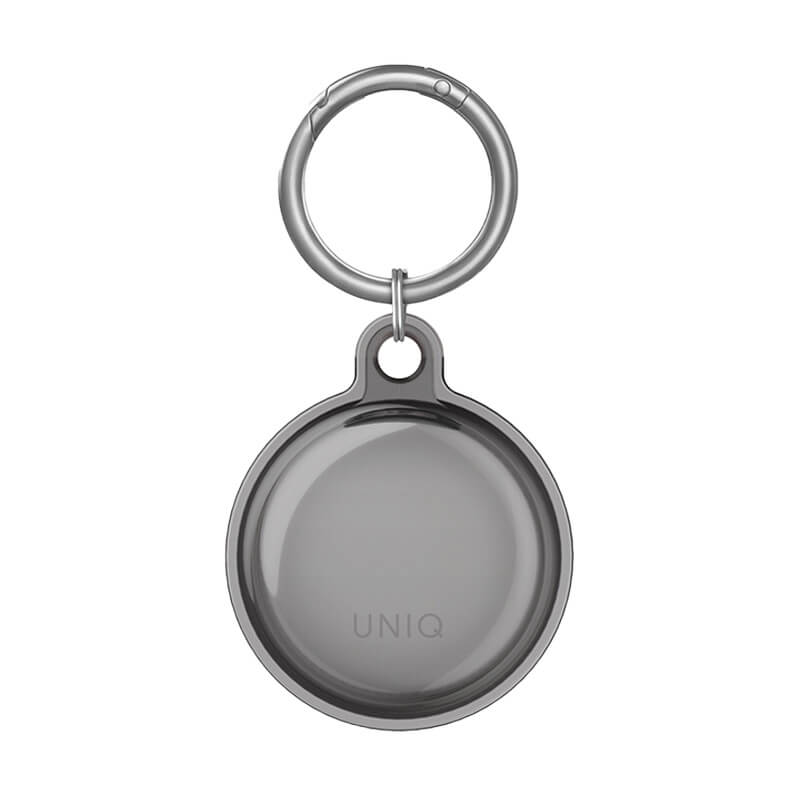 Ốp AirTag UNIQ Glass Slim TPU-Màu xám