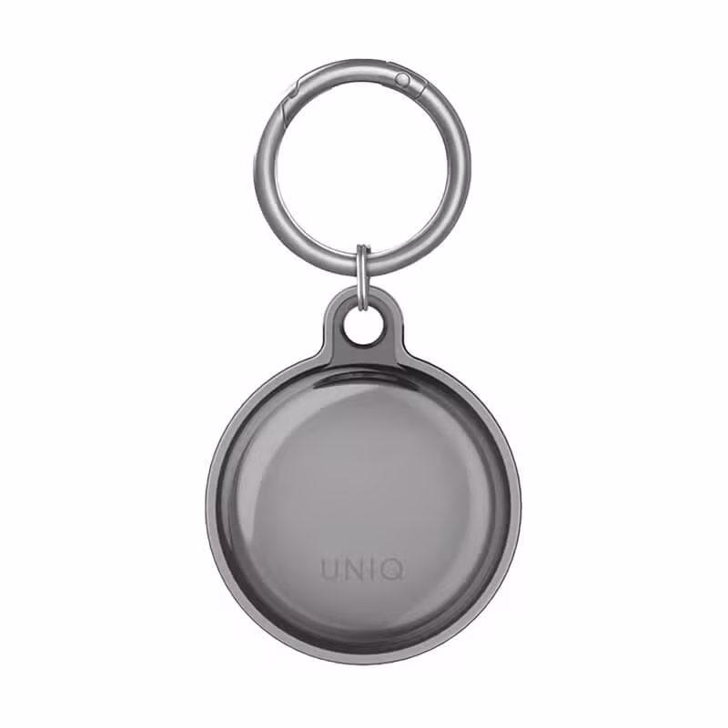 Ốp AirTag UNIQ Glass Slim TPU-Màu xám - ảnh 1