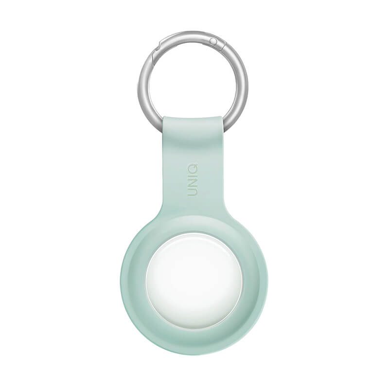 Ốp Airtag UNIQ Lino Liquid Silicone-Xanh Mint