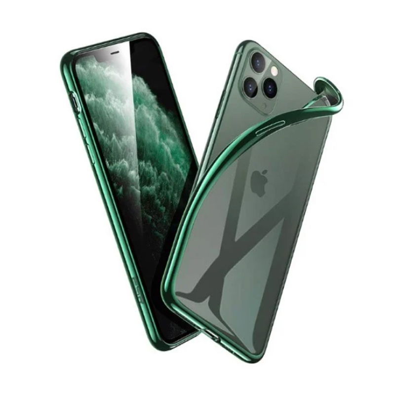 Ốp lưng iPhone 11 Pro Max Tráng gương viền dẻo Gli