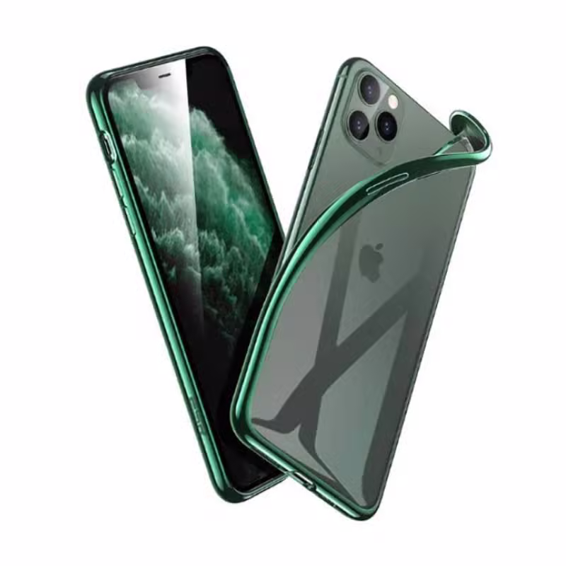 Ốp lưng iPhone 11 Tráng gương viền dẻo Glitter Tempered Glass Case Buff - ảnh 1