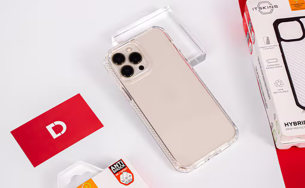 Ốp lưng iPhone 13 Pro Itskins Hybrid Clear - ảnh 2