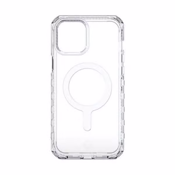 Ốp lưng iPhone 13 Pro Max Itskins Supreme Magsafe Clear-Màu xám - ảnh 1