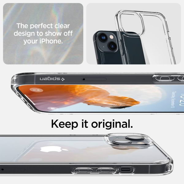 ỐP LƯNG IPHONE 14 6.1” SPIGEN CRYSTAL HYBRID MAGFIT WHITE