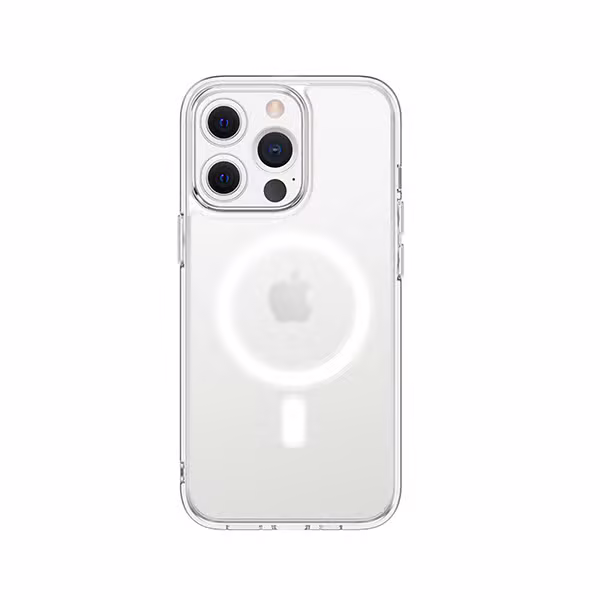 Ốp lưng iPhone 13 Pro Magsafe Mipow - Tempered Glass - Transparent - ảnh 1