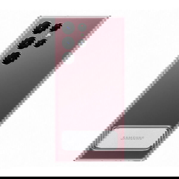 Ốp lưng Samsung Galaxy S22 Ultra Clear Standing Cover - Trong suốt
