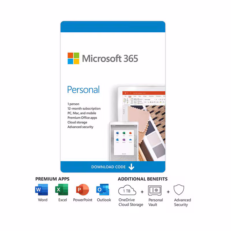 Phần mềm Microsoft Office 365 Personal - màu trắng - ảnh 2