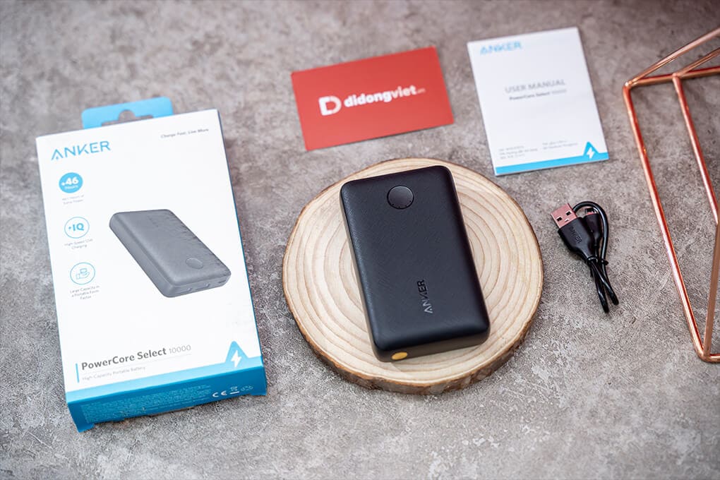 Pin sạc dự phòng Anker PowerCore Select 10.000mAh A1223 (Likenew)