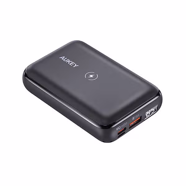 Pin dự phòng Aukey 10000mAh PB-WL01S PD20W Màu đen - ảnh 1
