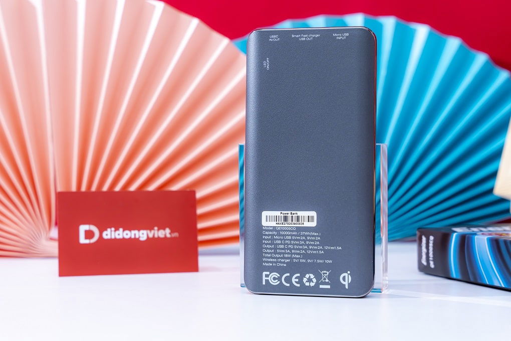 Pin sạc dự phòng Energizer tích hợp sạc không dây