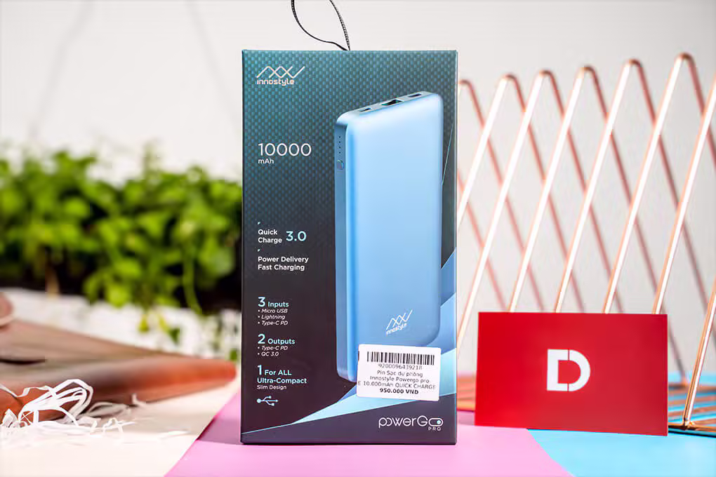 Pin sạc dự phòng Innostyle Powergo Pro 10.000mAh Q - ảnh 4