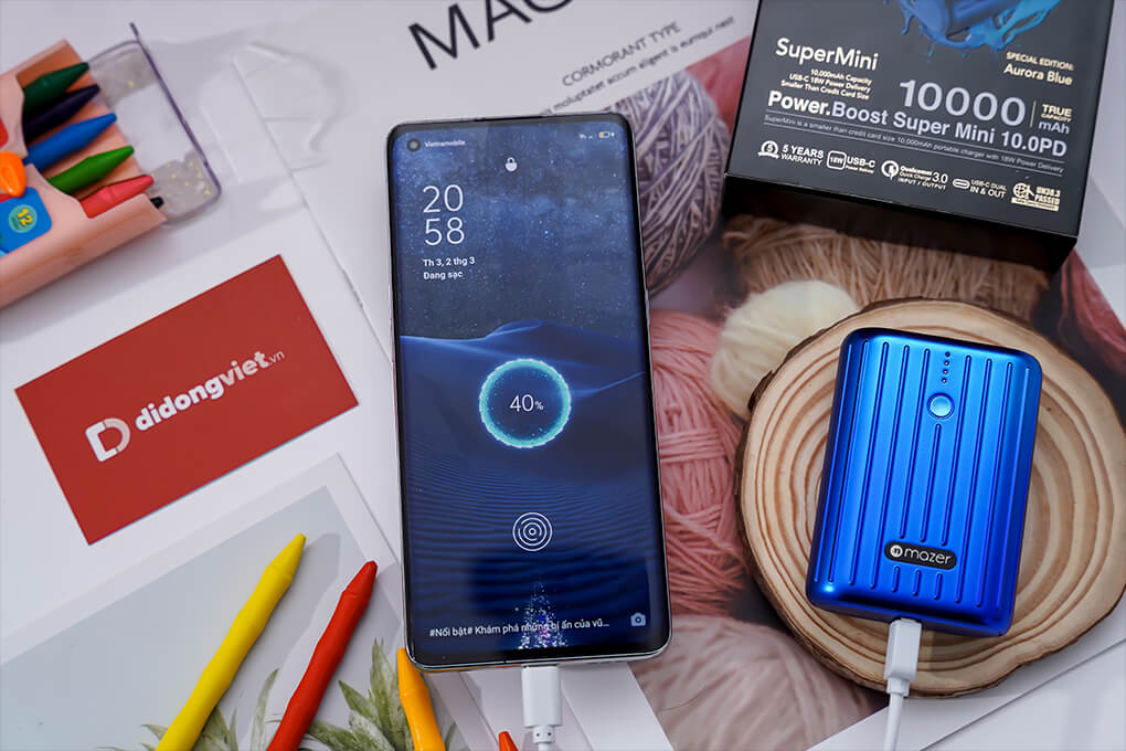 Pin sạc dự phòng MAZER Pocket Power Mini 10000mAh - ảnh 4