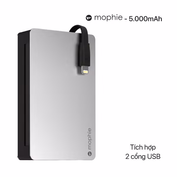 Pin sạc dự phòng Mophie 5000 mAh - ảnh 1