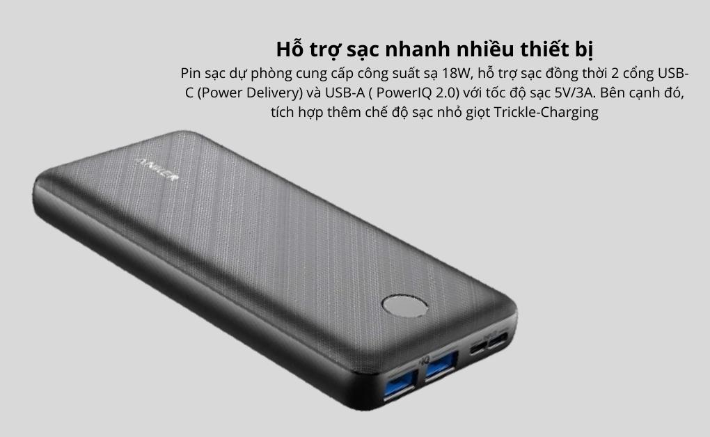 Pin sạc dự phòng Anker PowerCore Essential 20000mAh